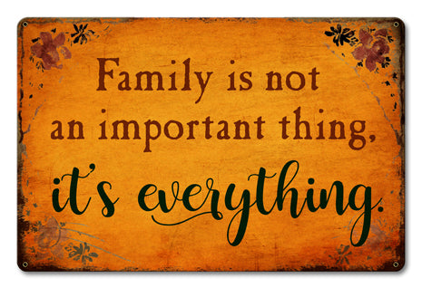 Family Is Important 18 x 12