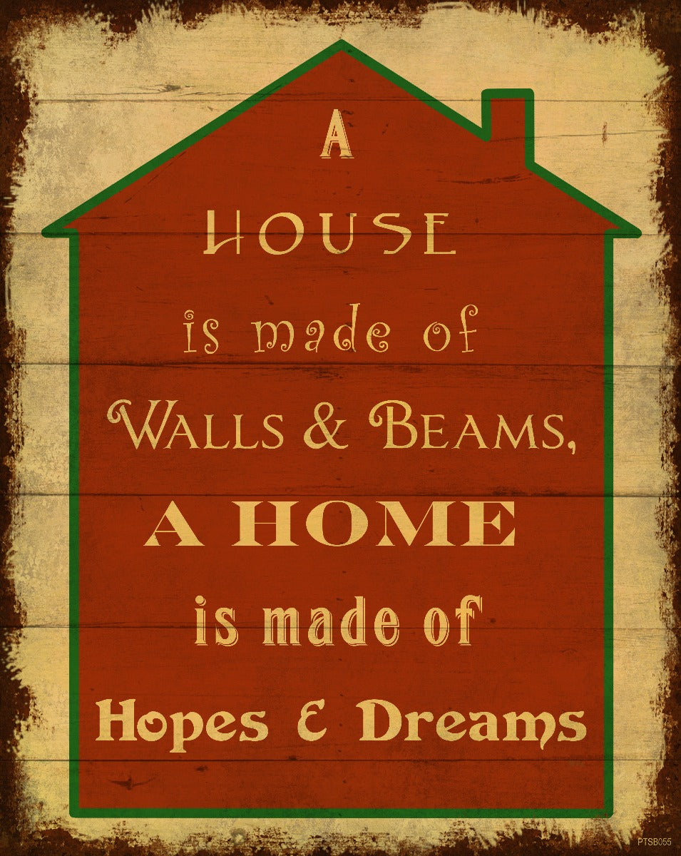 A House Is Made Of 12 x 15