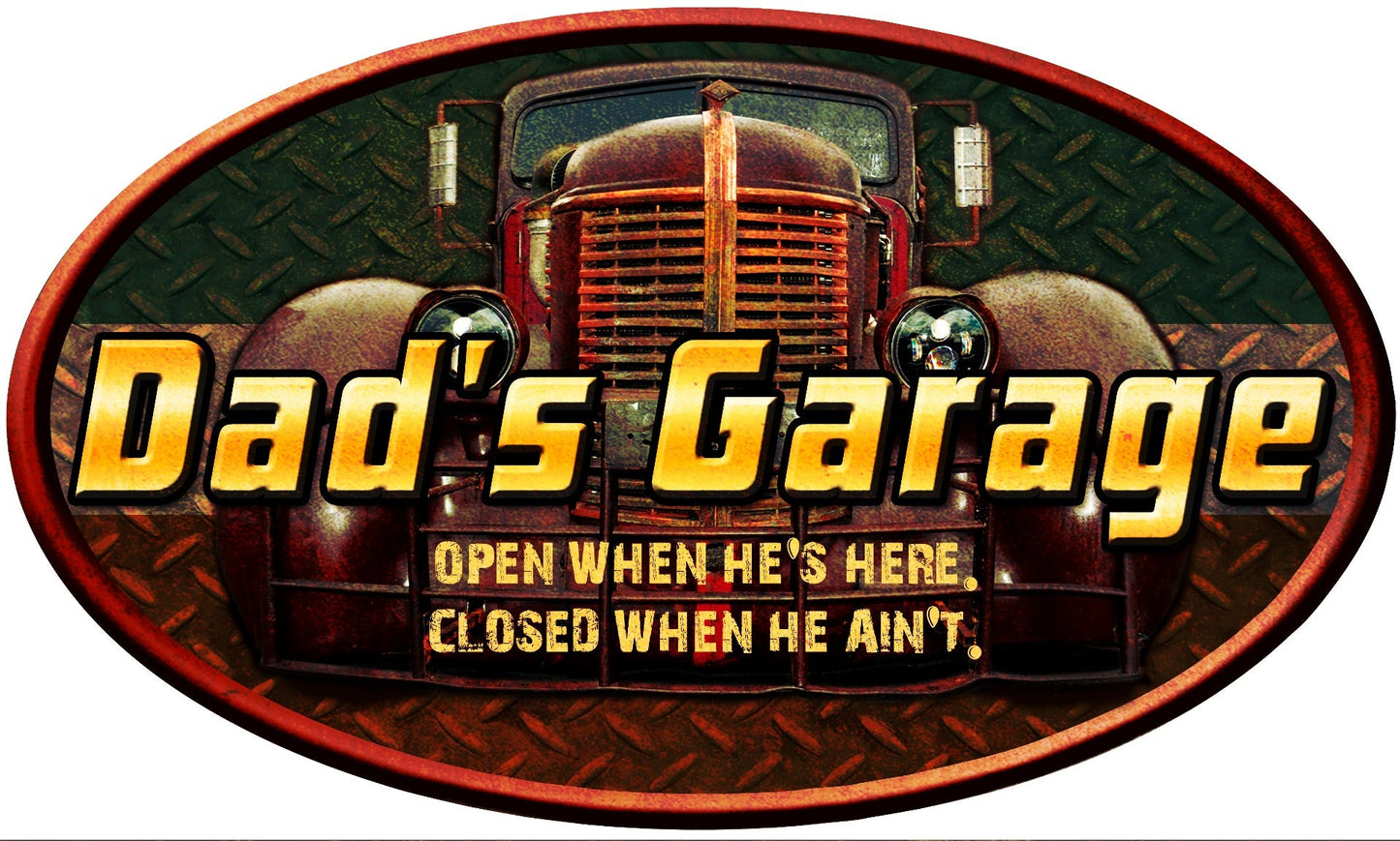 Dad'S Garage 12 x 16