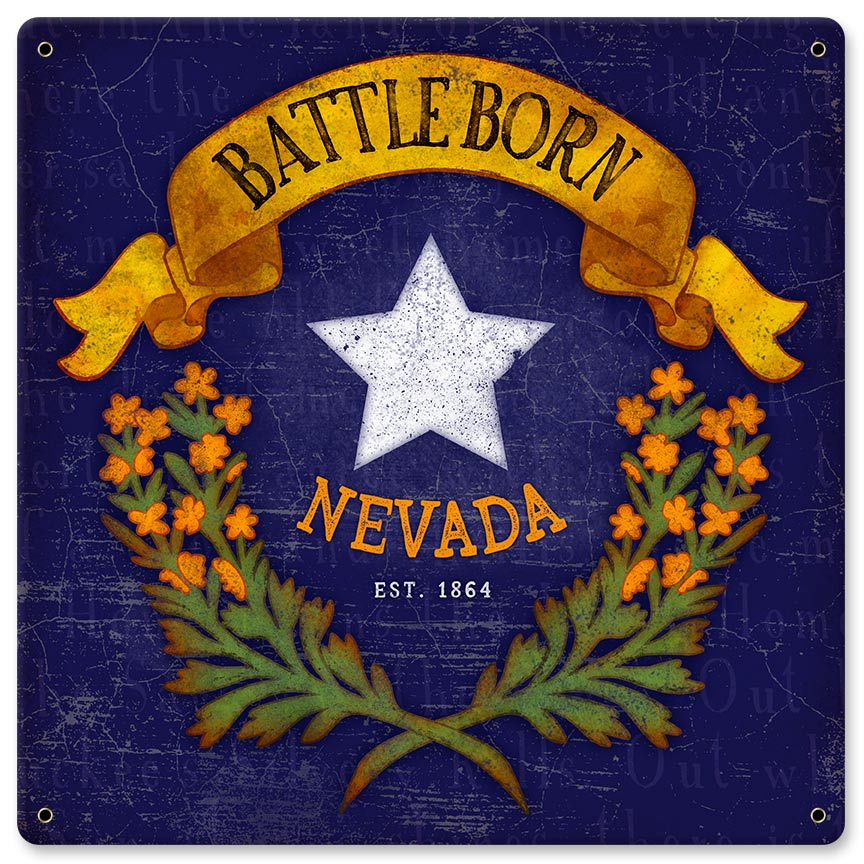 Battle Born Nevada 12 x 12