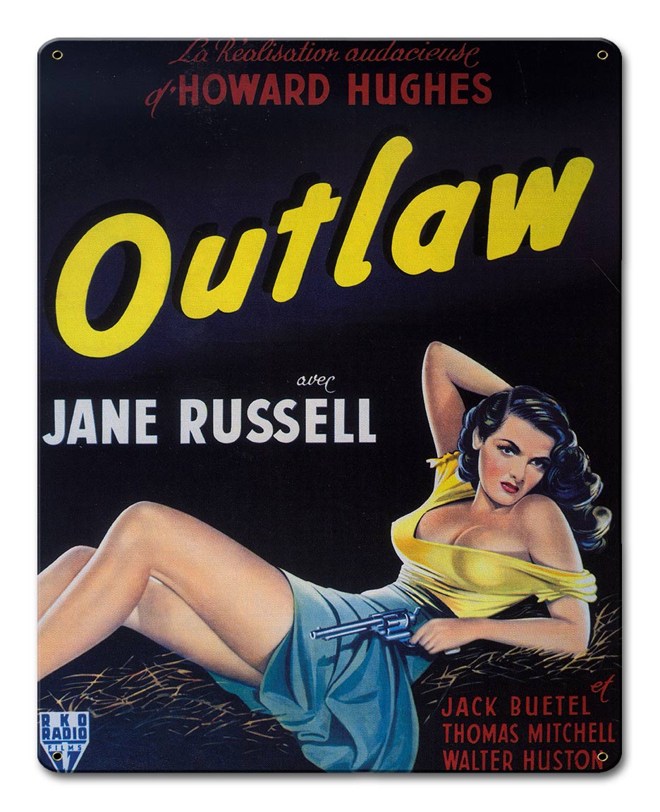 Howard Hughes Outlaw 12 x 15