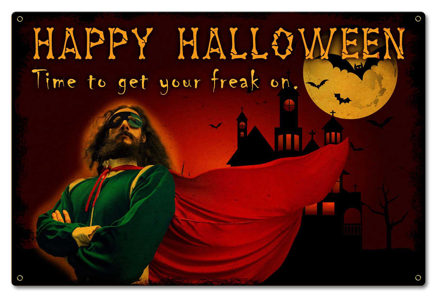Halloween Get Your Freak On 24 x 16