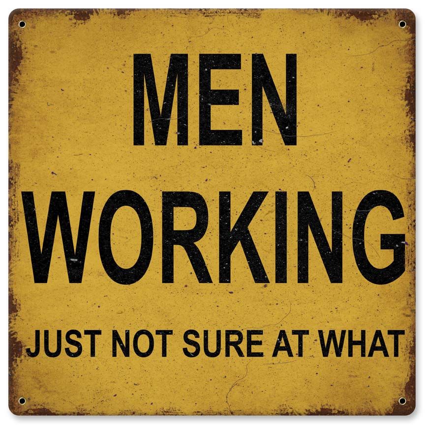 Men Working 12 x 12