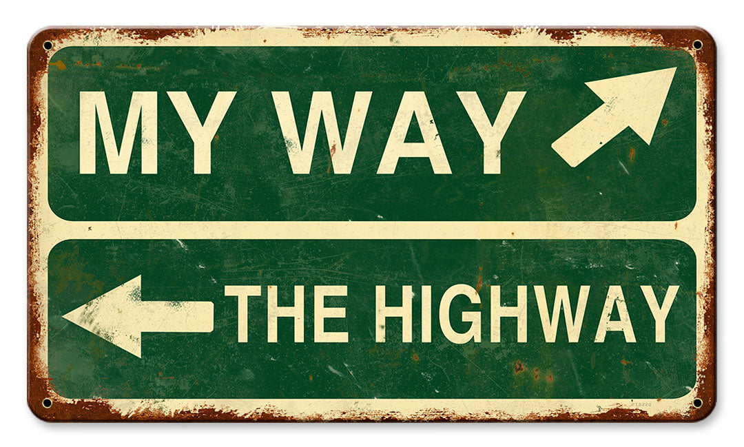 My Way Highway 14 x 8