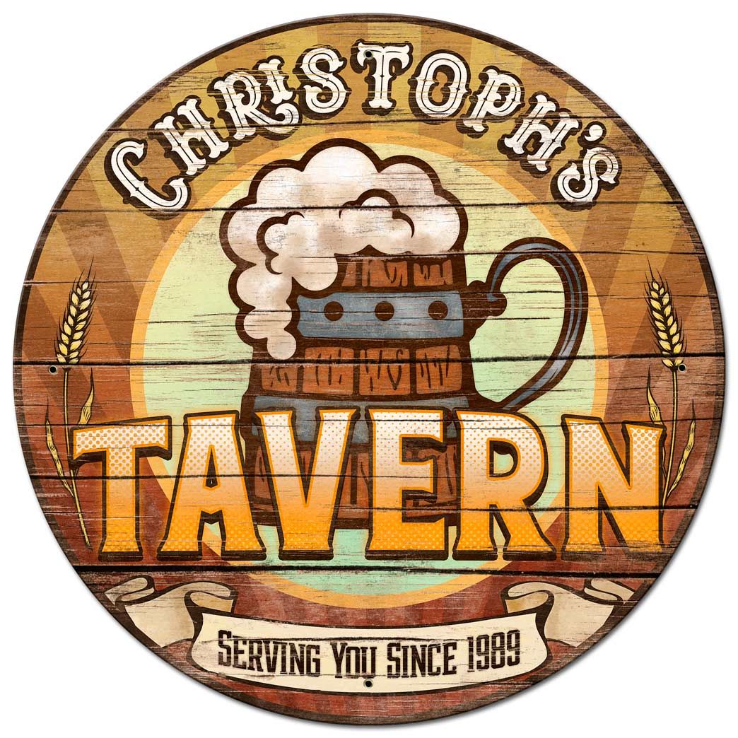 Tavern Personalized 28 x 28