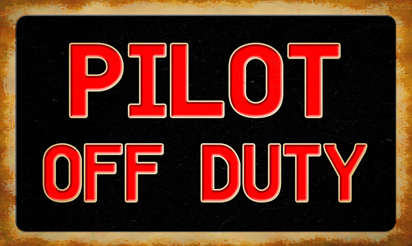Pilot Off Duty 14 x 8