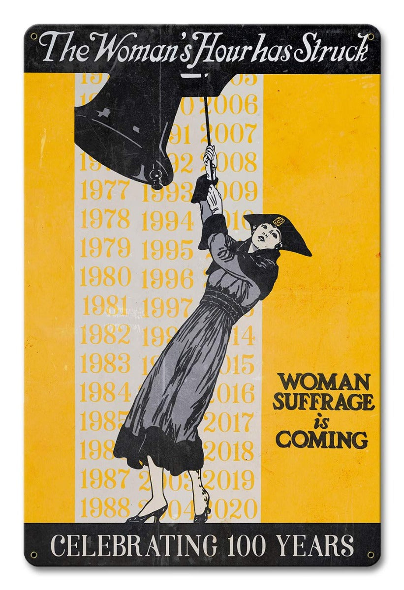 Woman'S Hour Suffrage 100 Years 12 x 18