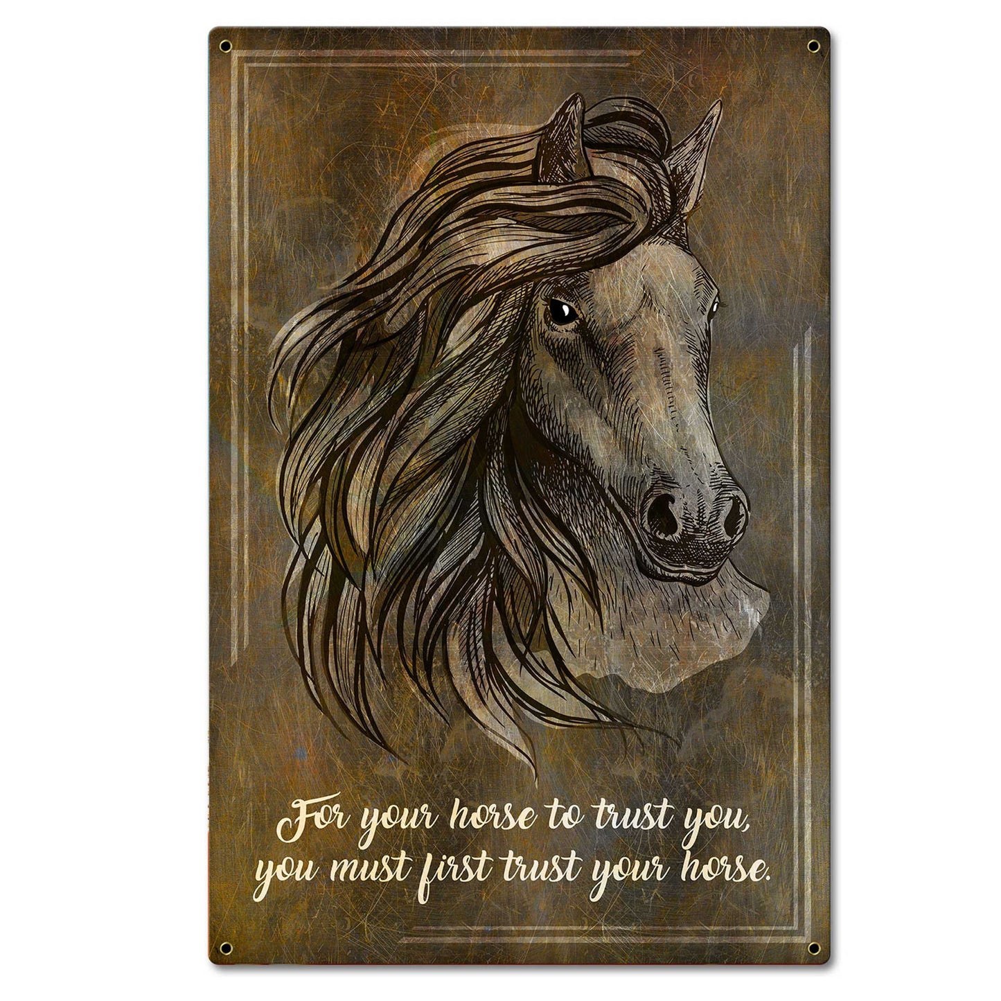 Horse Trust Dakr 16 x 24