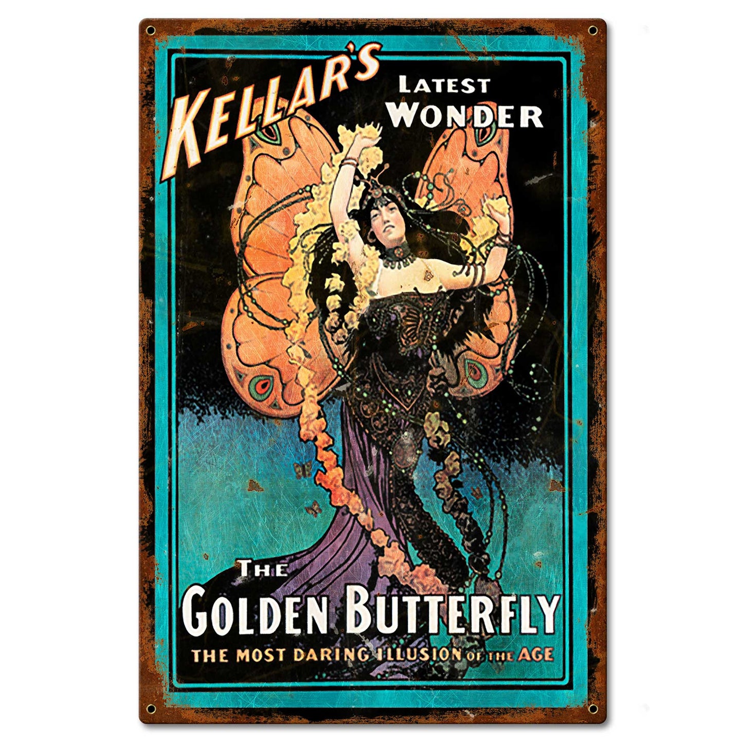 Keller'S Golden Butterfly 16 x 24