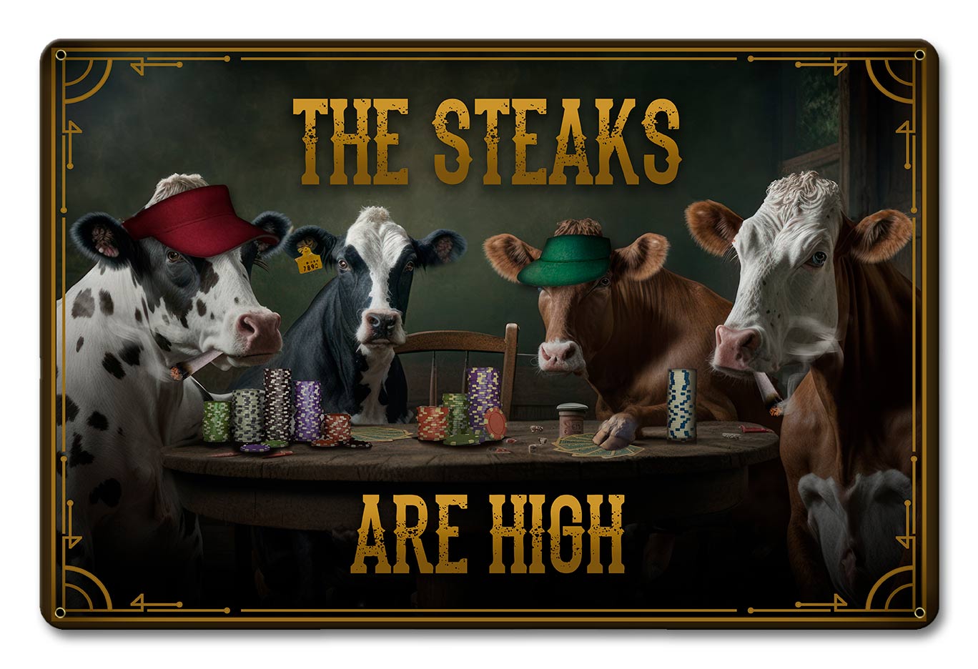 Steaks Are High 18 x 12