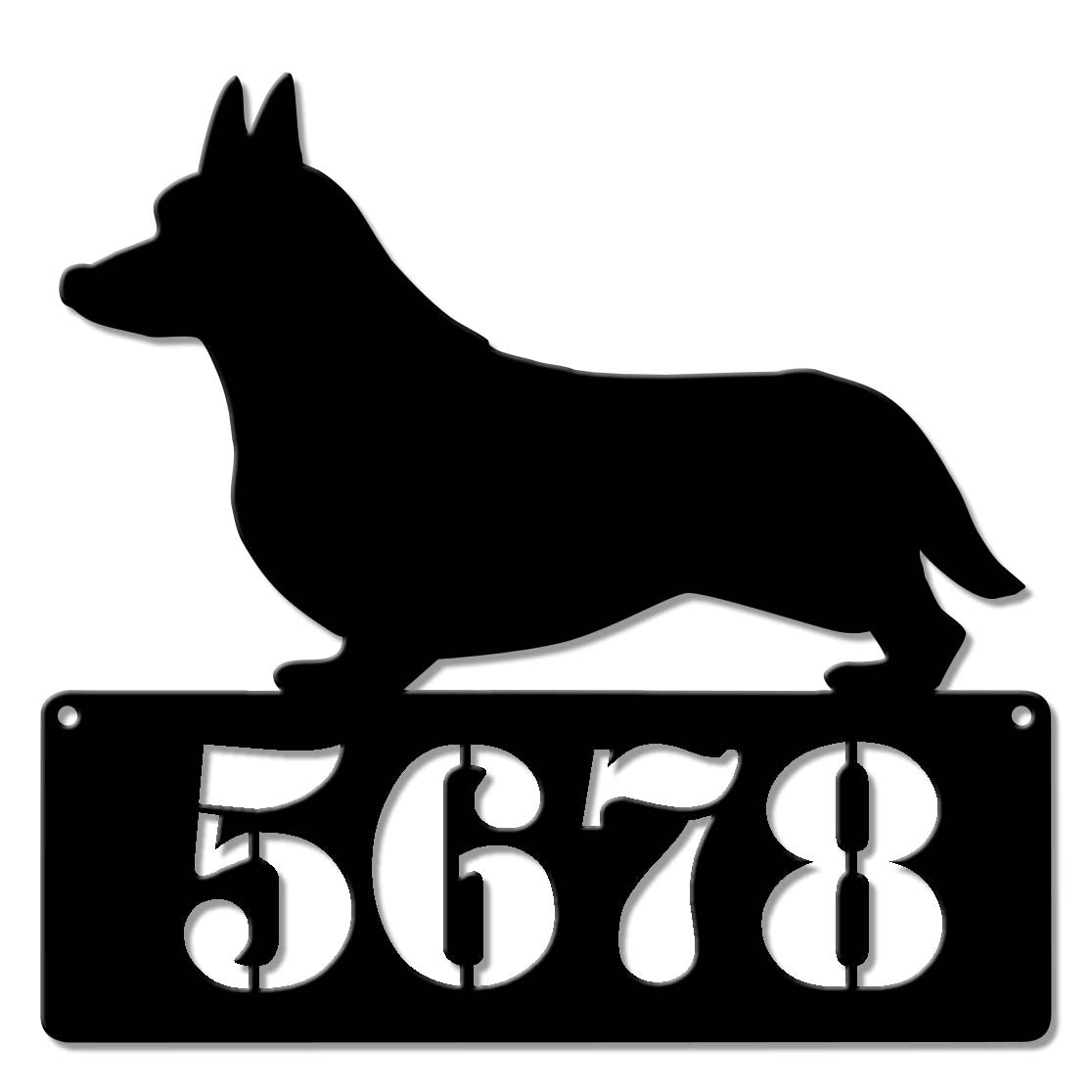 Corgi Address Personalized 15 x 15