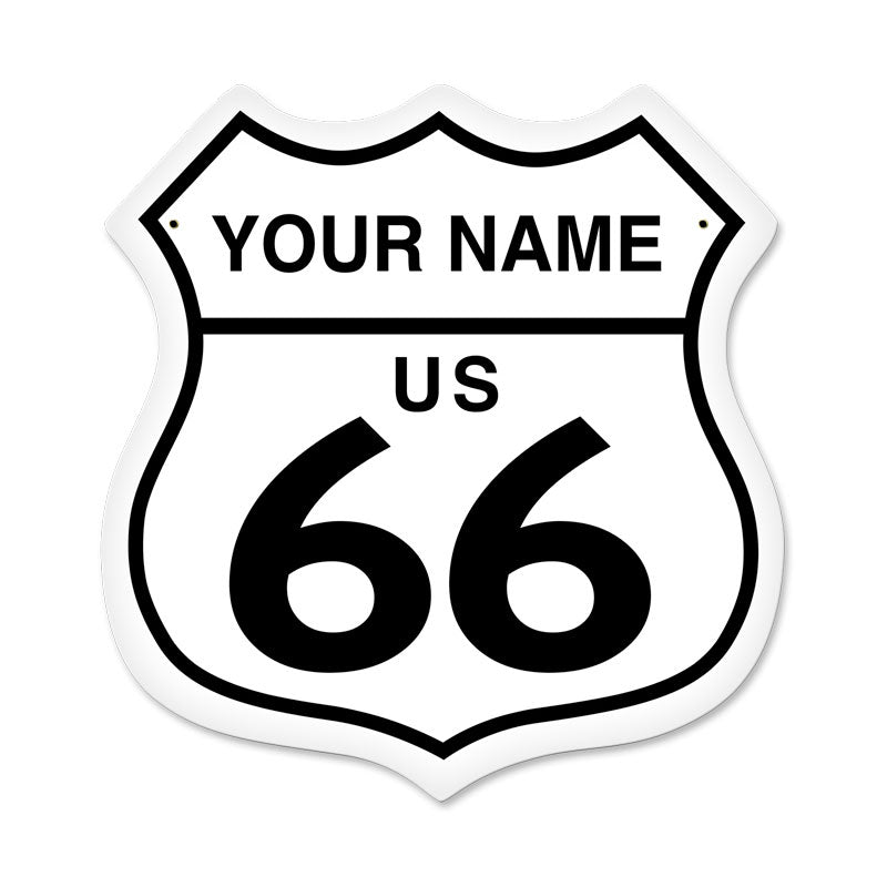 Route 66 Personalized 15 x 15