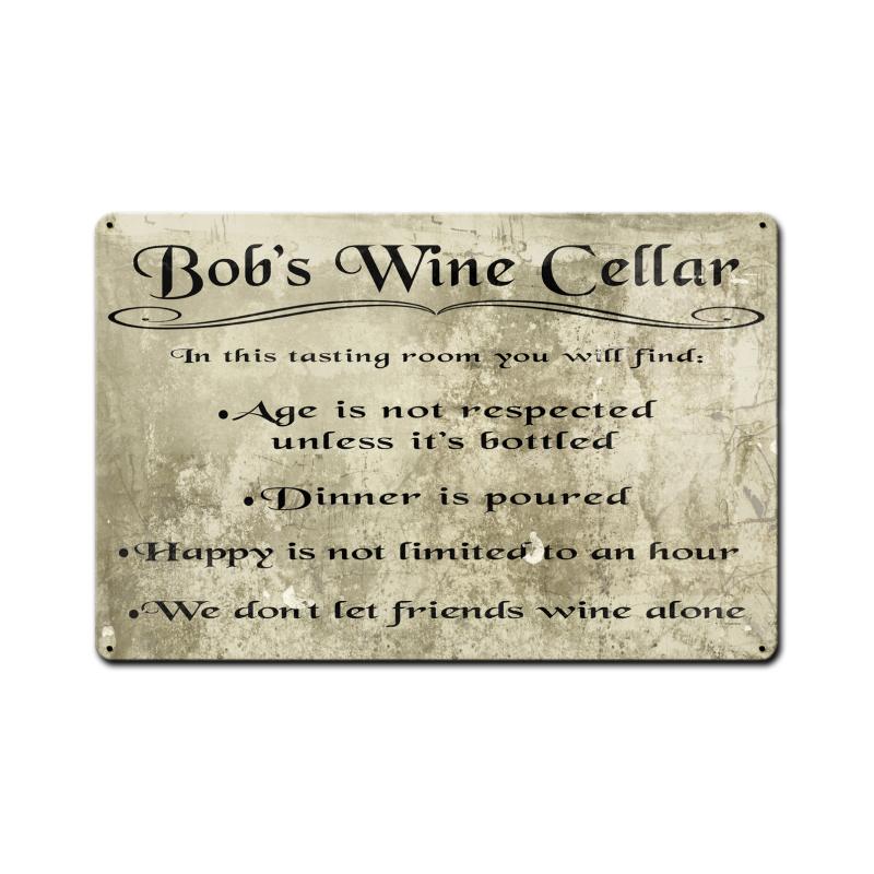 Wine Cellar Personalized 18 x 12