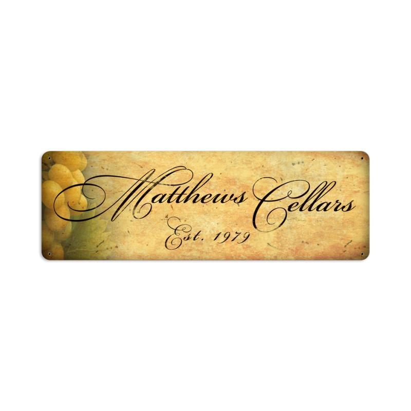 Wine Cellar Personalized 24 x 8