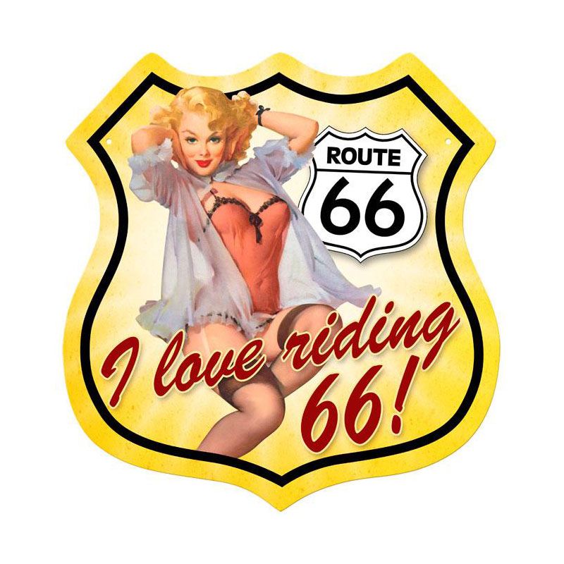 Route 66 Pinup 15 x 15