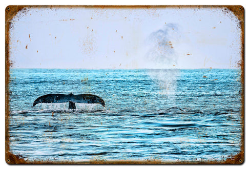 Hawaii Whales 36 X 24