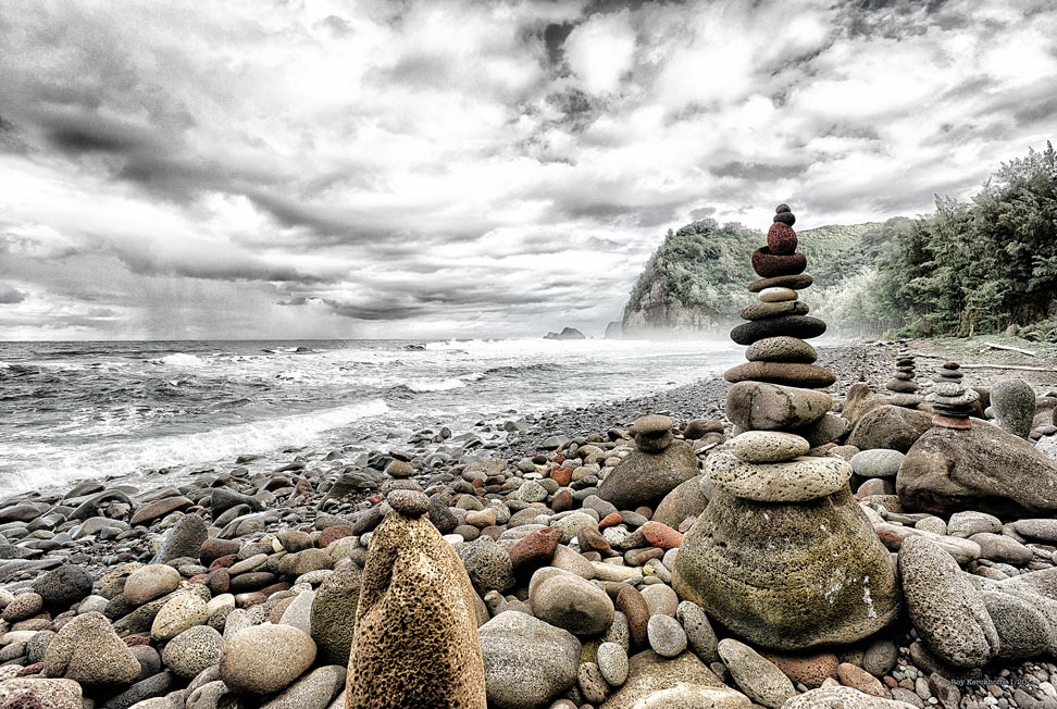 Stacked Rocks 36 X 24