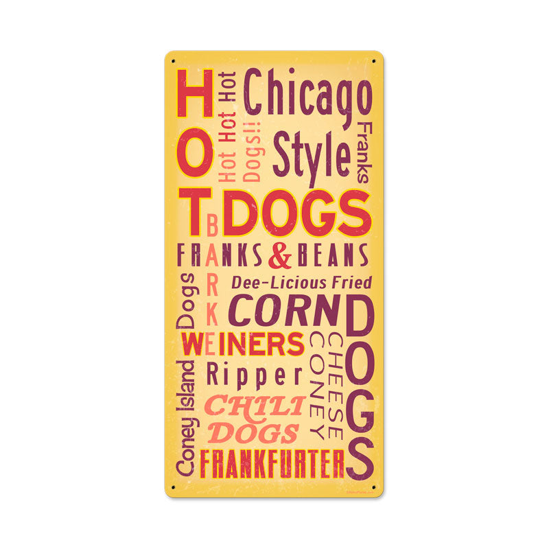 Hot Dogs 12 x 24