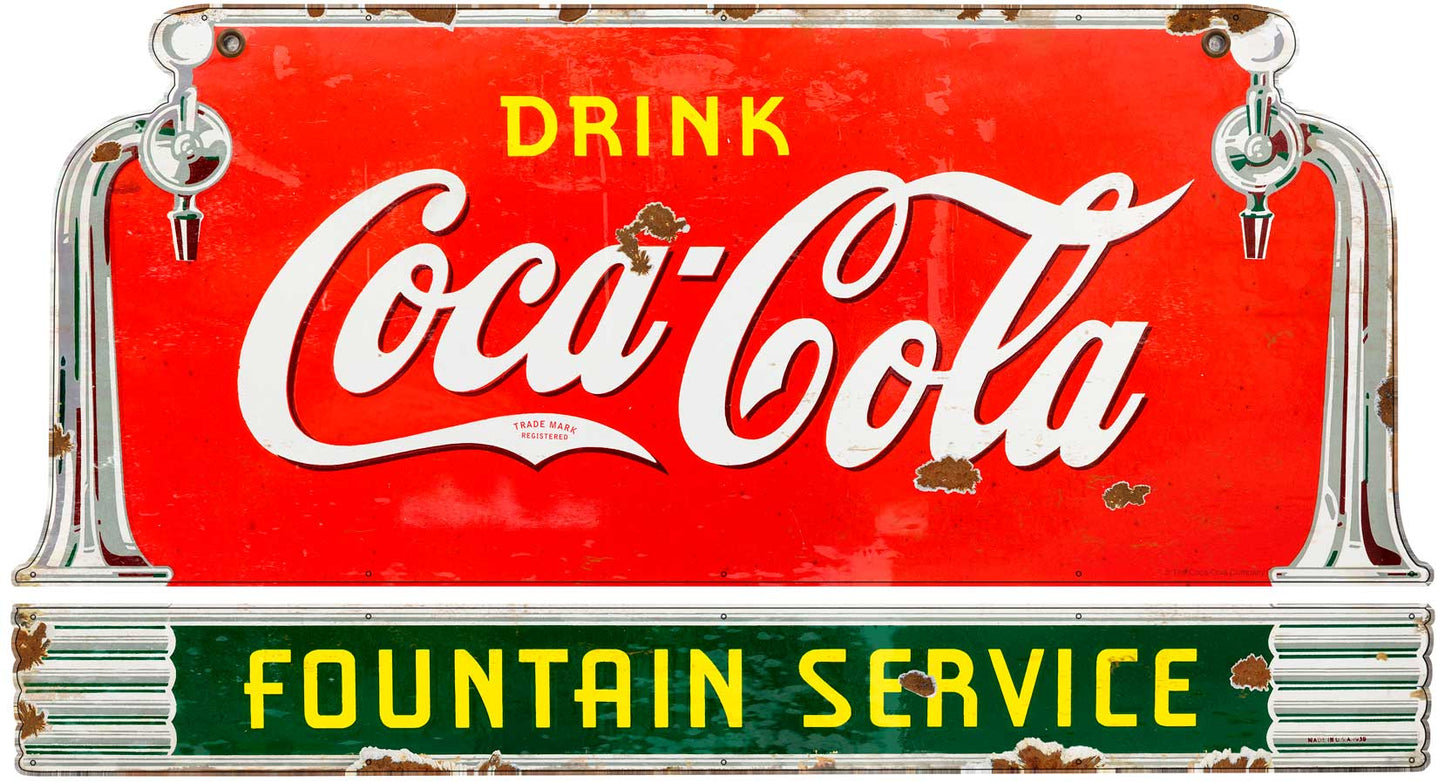 Coke Fountain Service Taps 2Pcs 48 X 26
