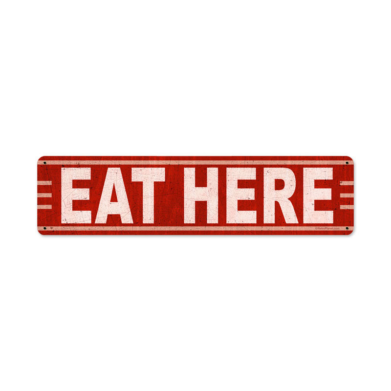Eat Here 20 X 5