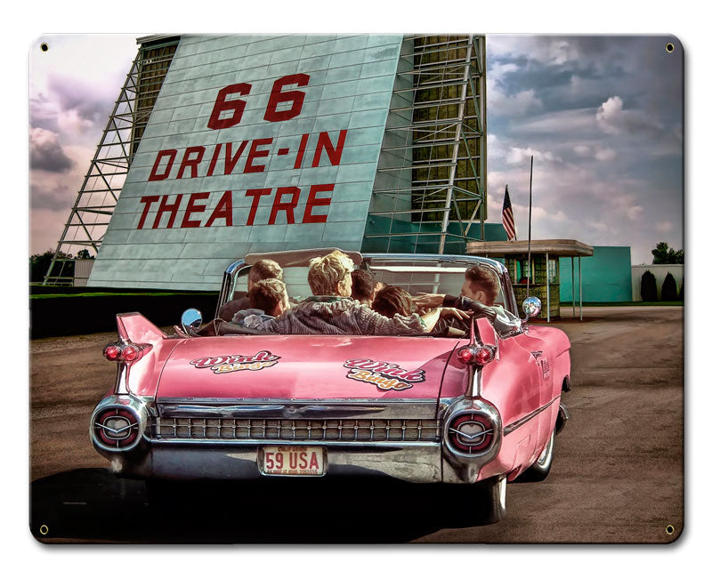 66 Drive In Theatre 18 x 12