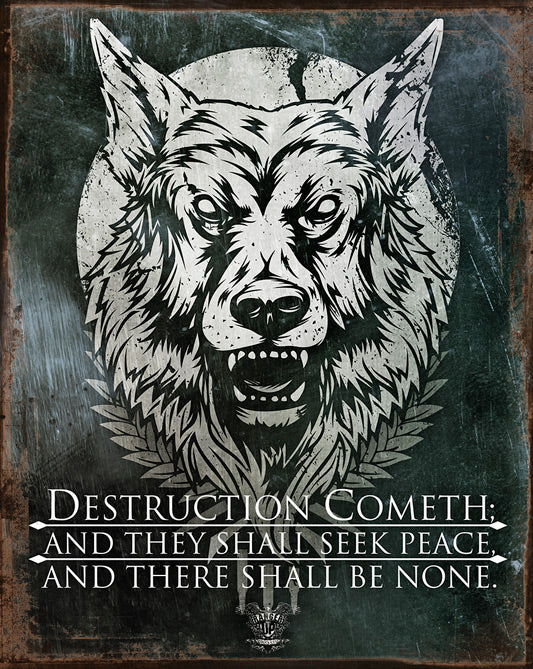 Destruction Cometh 12 X 15