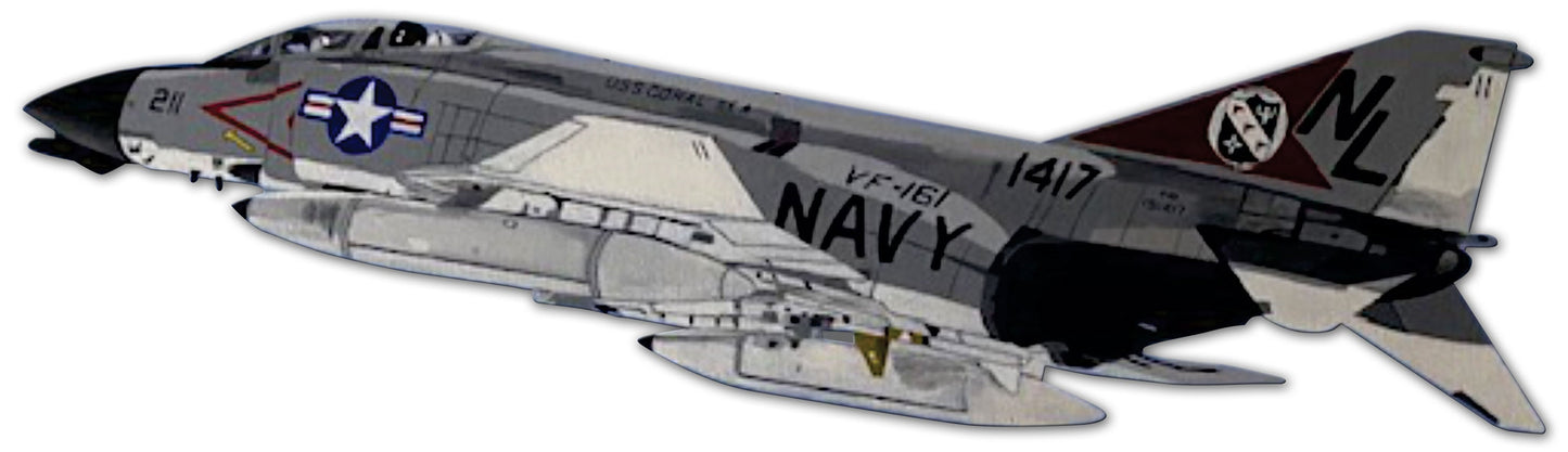 F-4B Vf-161 Painting 44 X 12