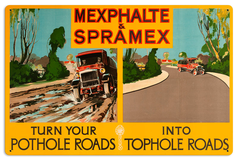 Pothole Roads 24 X 16