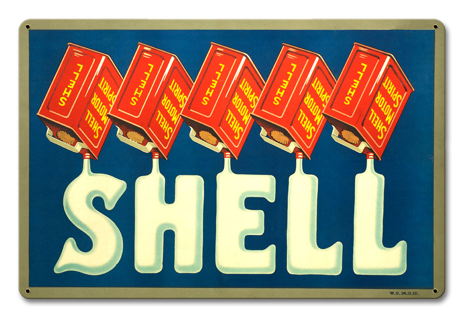 Shell Liquid Text 12 X 18
