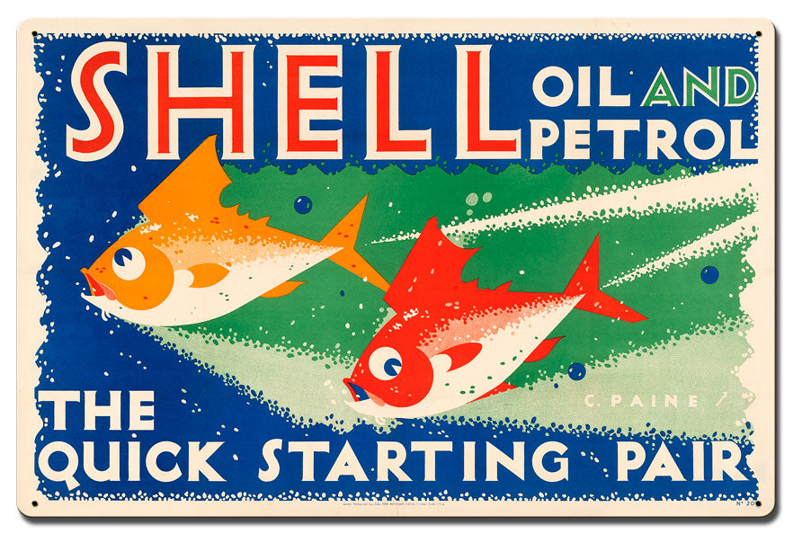 The Quick Starting Pair Shell Oil Fish 24 X 16