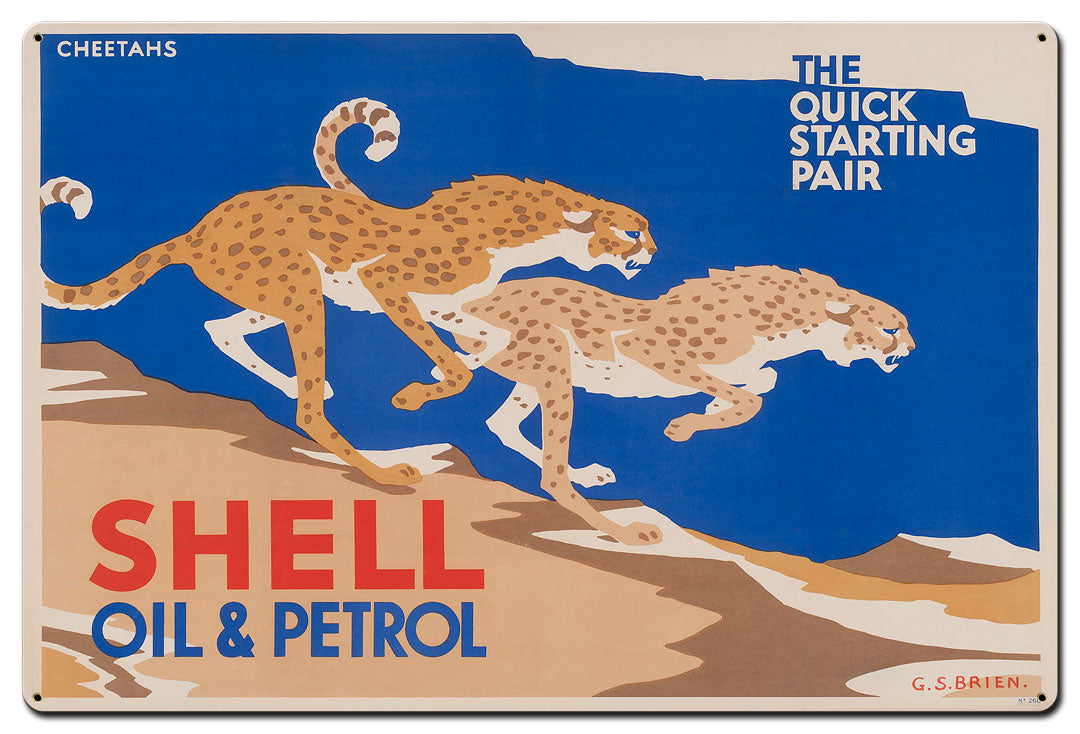 The Quick Starting Pair Shell Oil Cheetahs 36 X 24