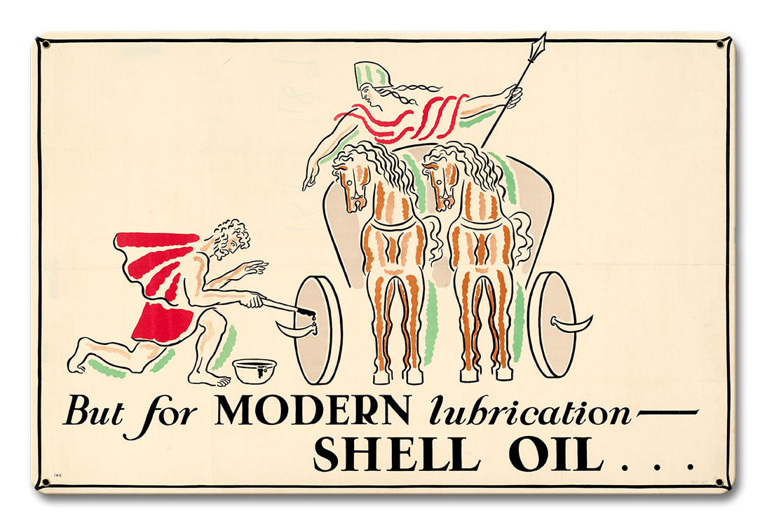 But Modern Lubrication Shell Oil 18 X 12