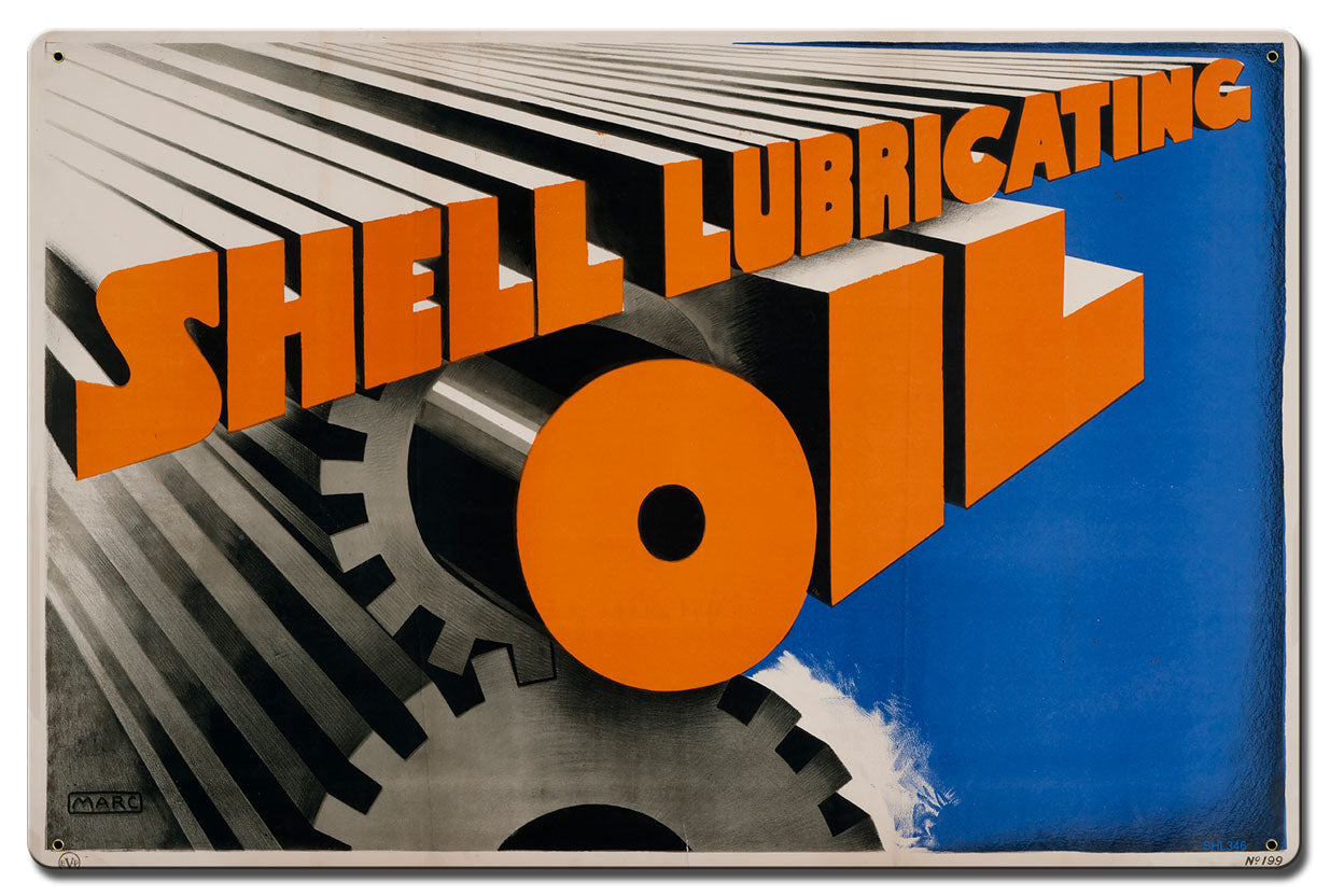 Gears Shell Lubricating Oil 24 X 16