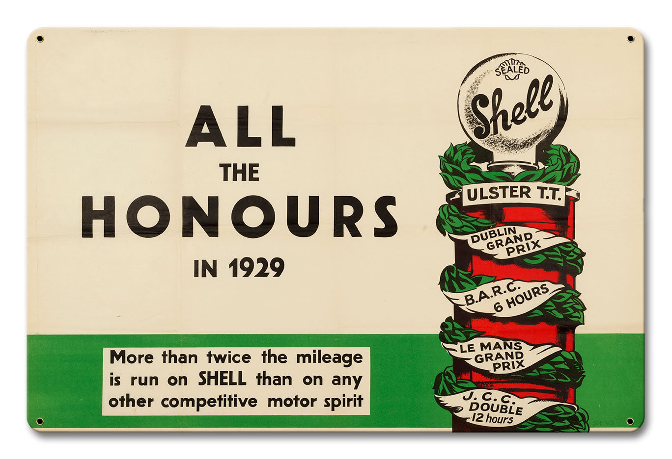 Shell All The Honours 1929 18 X 12