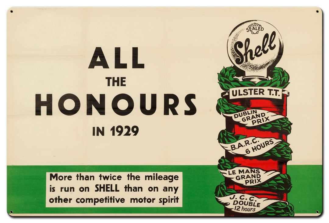 Shell All The Honours 1929 36 X 24