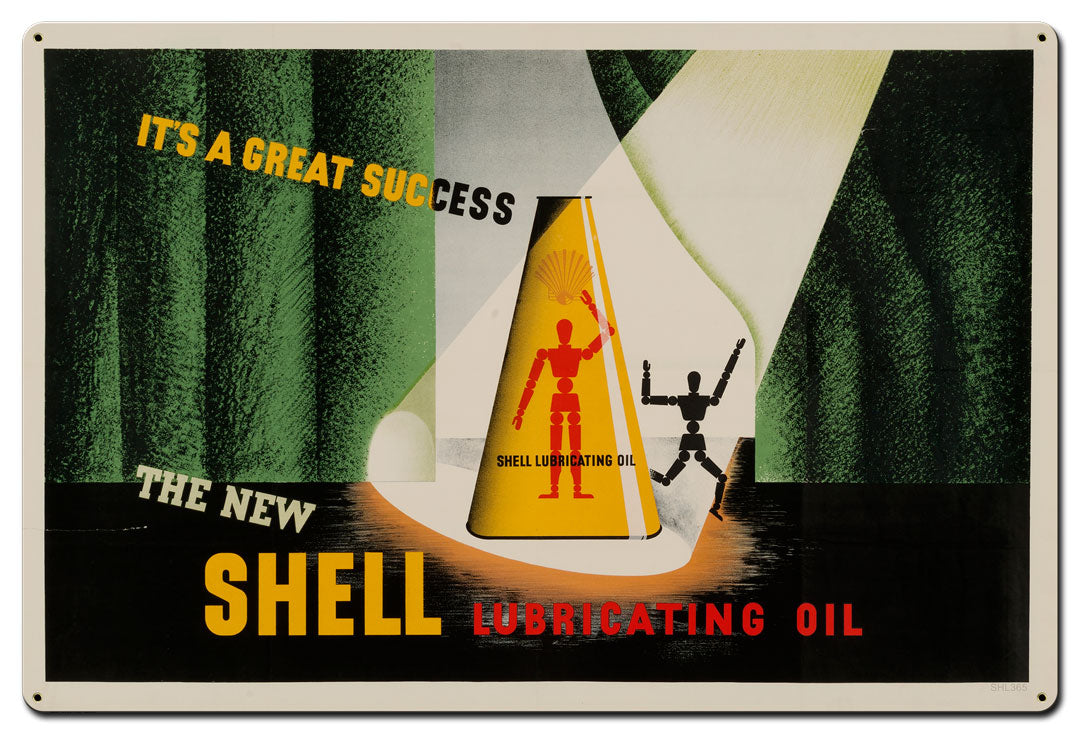 It'S Great Success New Shell Lubricating Oil 36 X 24