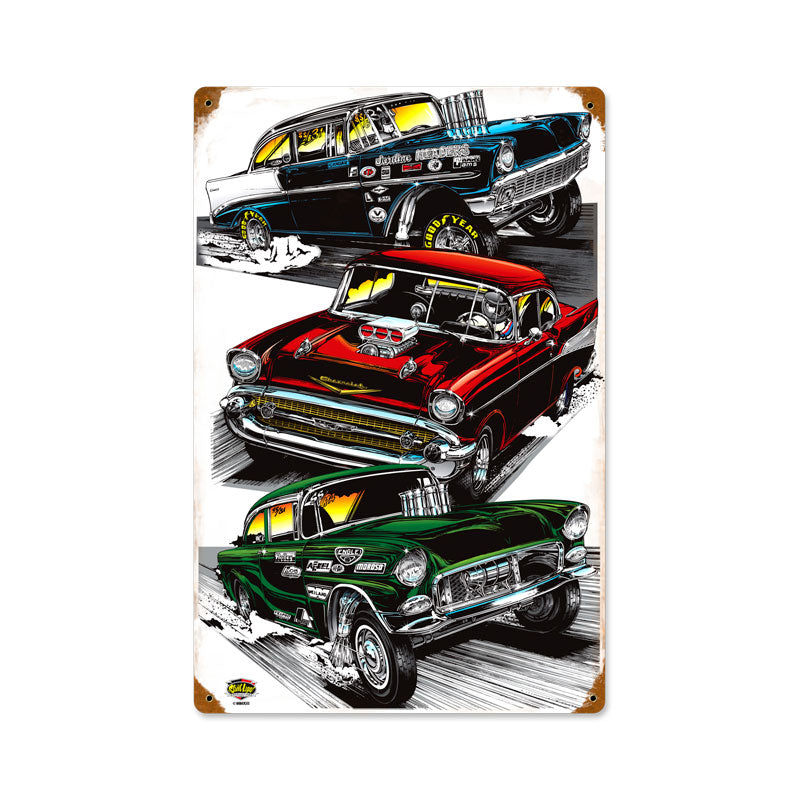 Triple Dragster 12 x 18