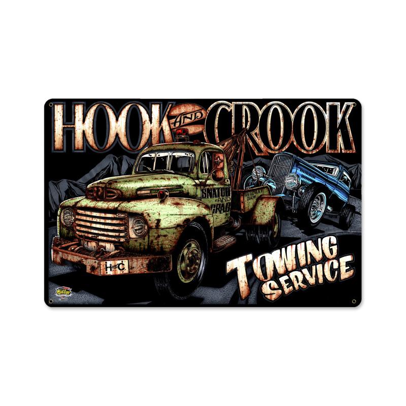 Hook Crook Towing 18 x 12