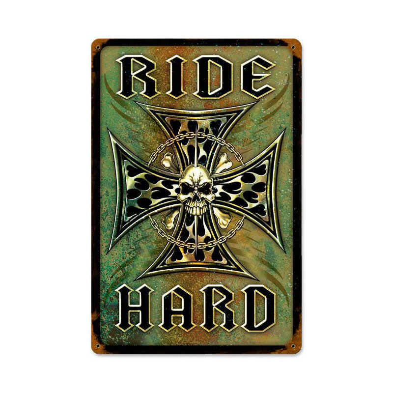 Ride Hard 12 x 18