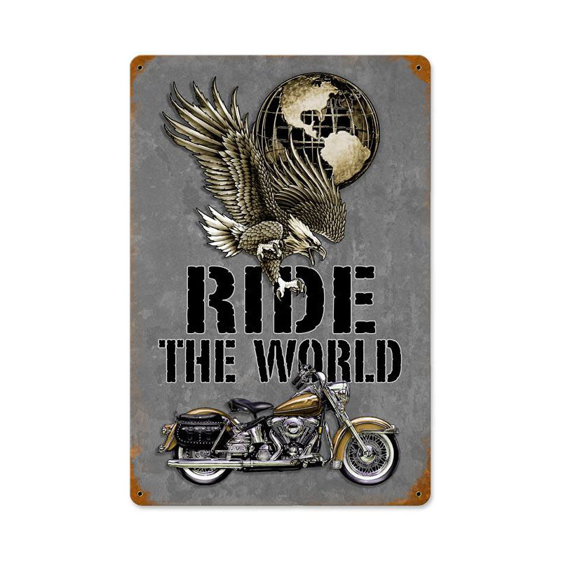 Ride The World 12 x 18