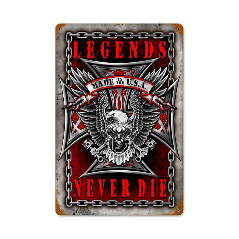 Legends Never Die 12 x 18