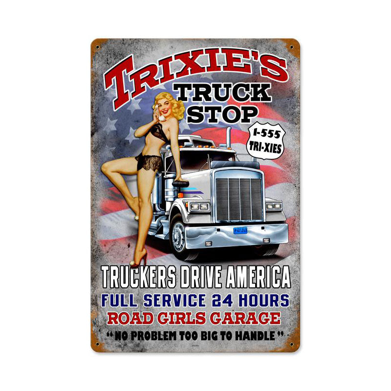Trixies Truck Stop 12 x 18