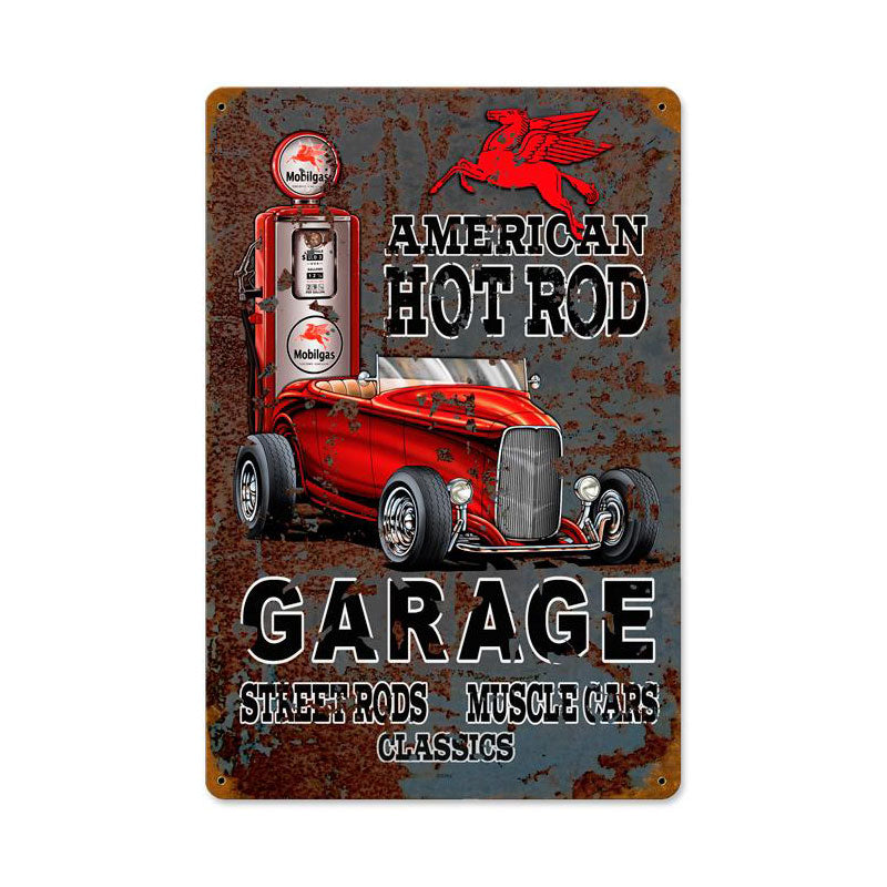 Hot Rod Mobile Gas 12 x 18