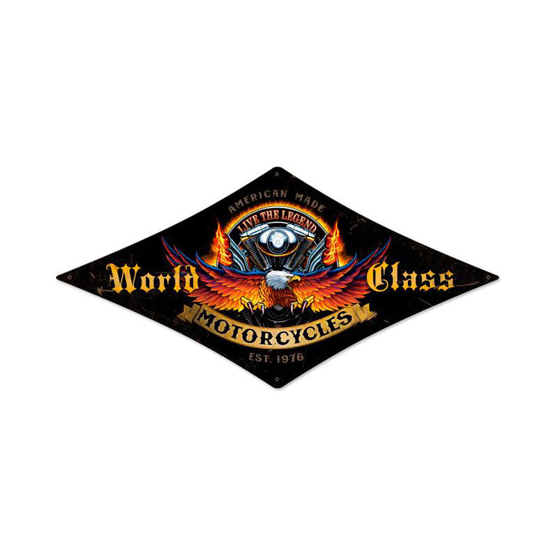 World Class Motorcycles 14 x 22