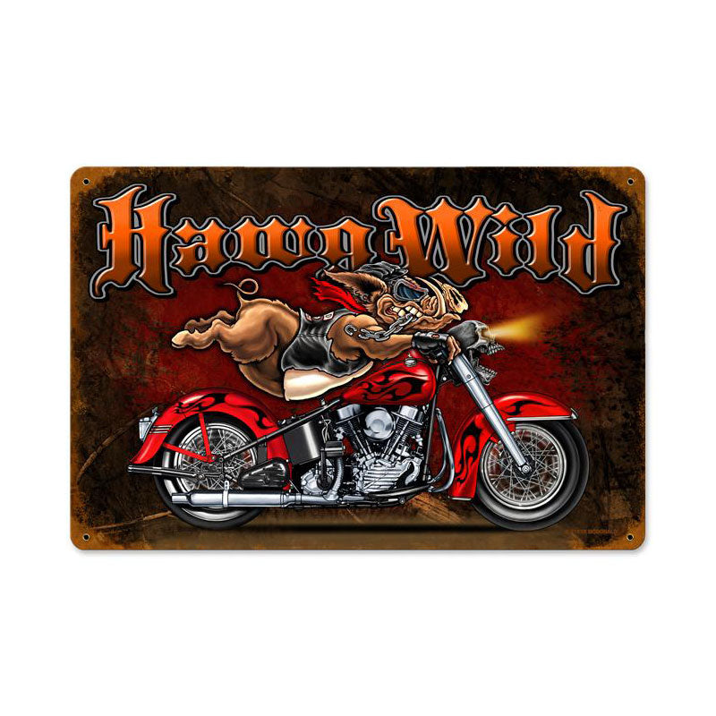 Hawg Wild 12 x 18