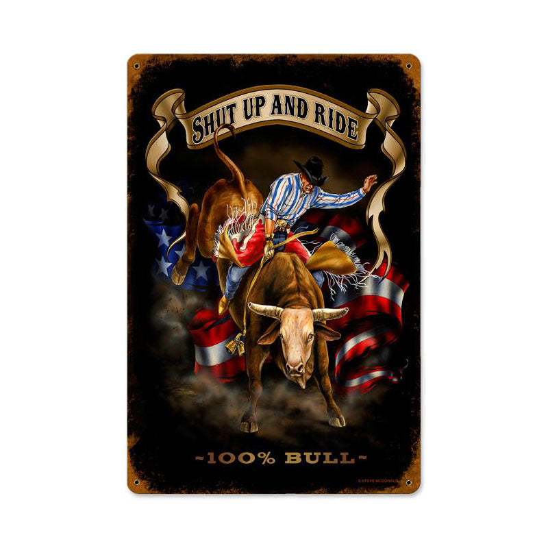 Shut Up And Ride 12 x 18