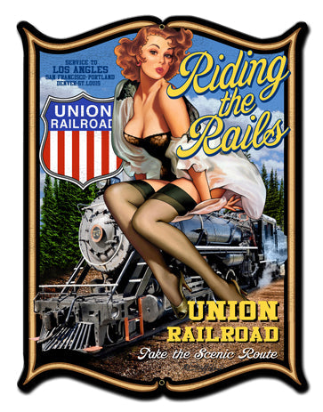Riding The Rails 18 x 24