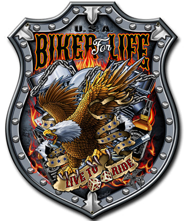 Bikers For Life 10 x 14