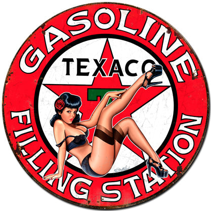 Texaco Girl 30 x 30