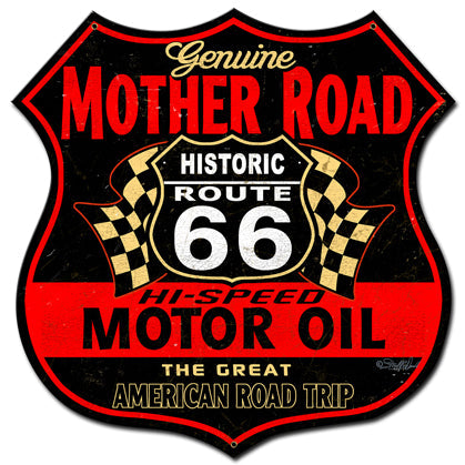 Route 66 The Mother Road 24 x 24